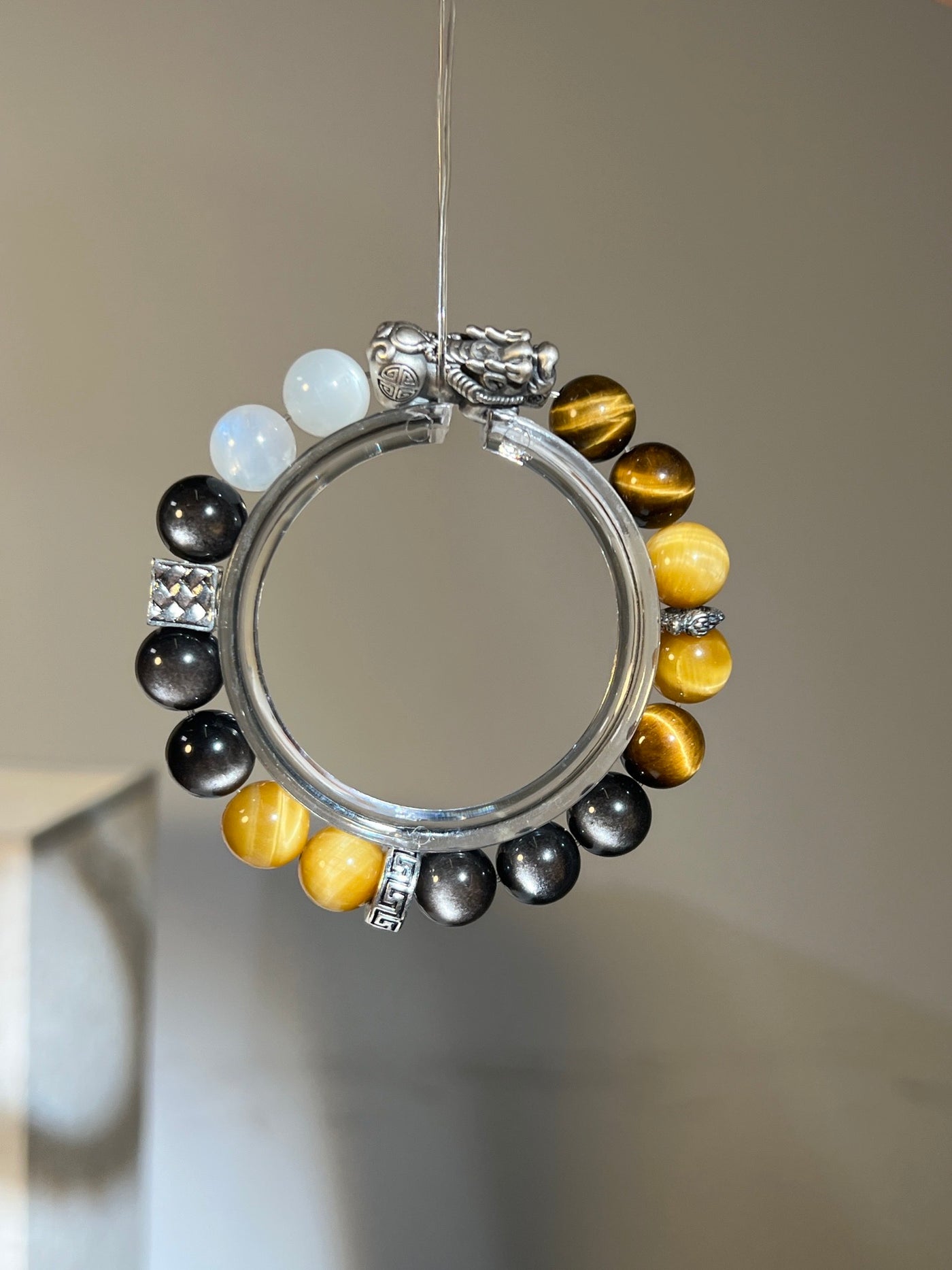 Metal&Earth Element Bracelet for man No.0351